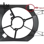 Defletor do Ventilador Palio Fire Behr