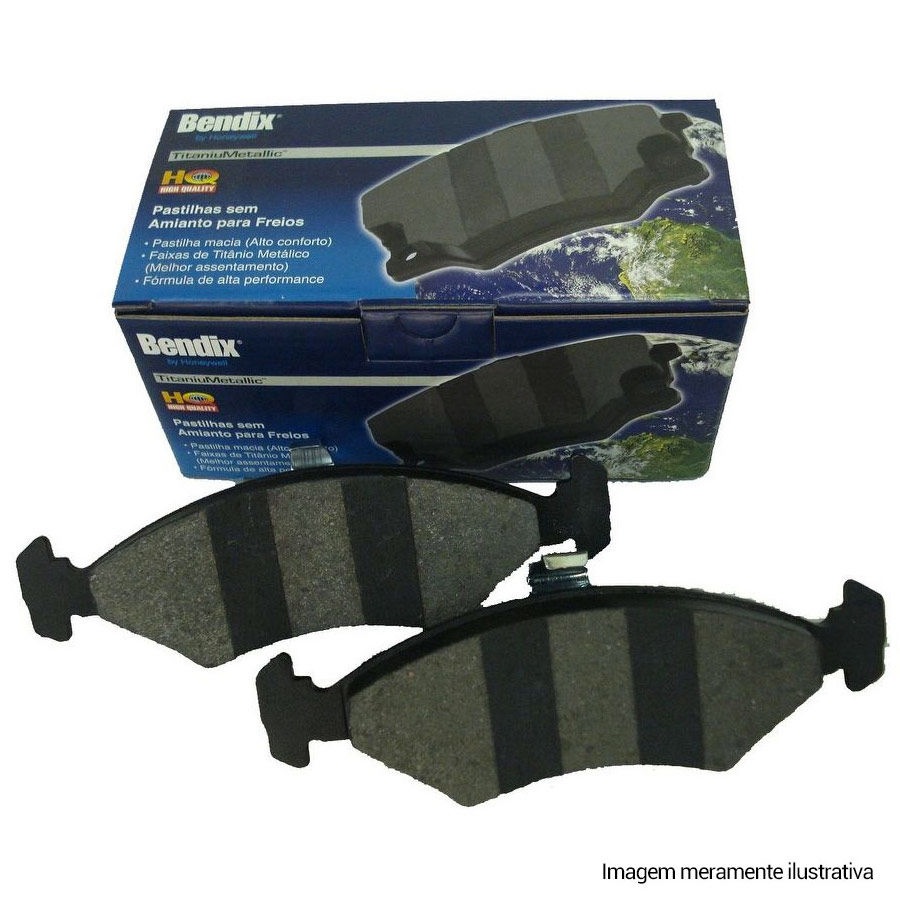 Pastilha Dianteira Gol Gl 1.8 91/94 Hq2052 Bendix